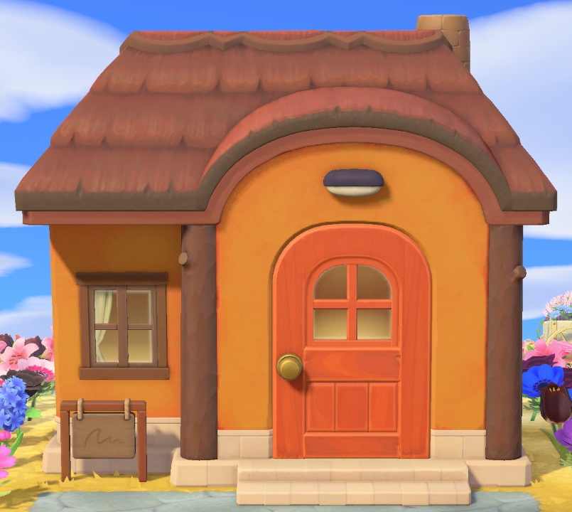 Animal Crossing: New Horizons Фэйт жилой дом внешний вид