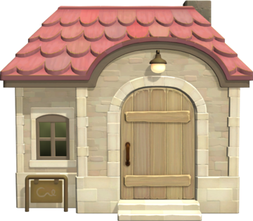 Animal Crossing: New Horizons Felicity Casa Buitenaanzicht