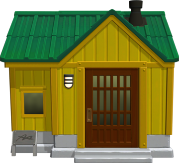 Animal Crossing: New Horizons Франк жилой дом внешний вид