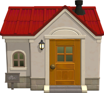 Animal Crossing: New Horizons Гус жилой дом внешний вид