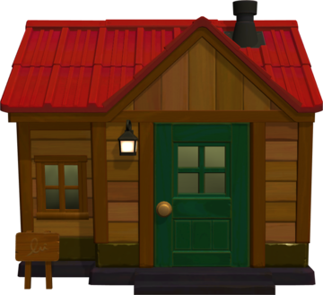 Animal Crossing: New Horizons Grizzly Casa Buitenaanzicht