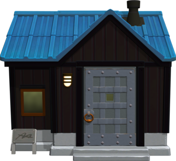 Animal Crossing: New Horizons Граучо жилой дом внешний вид