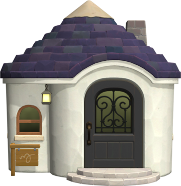 Animal Crossing: New Horizons Гвен жилой дом внешний вид