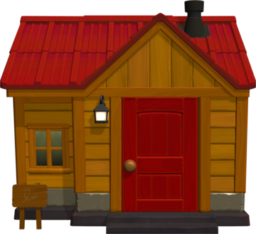 Animal Crossing: New Horizons Хейзел жилой дом внешний вид