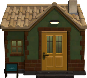 Animal Crossing: New Horizons Гиппо жилой дом внешний вид