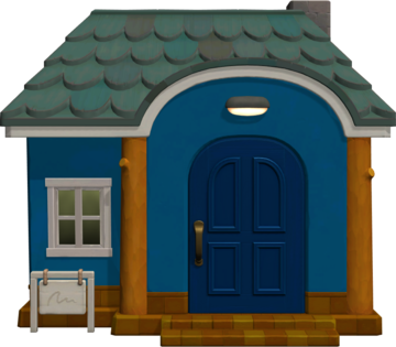 Animal Crossing: New Horizons Хопкинс жилой дом внешний вид