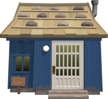 Animal Crossing: New Horizons Хорнсби жилой дом внешний вид