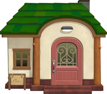 Animal Crossing: New Horizons Jeanette Haus Außenansicht