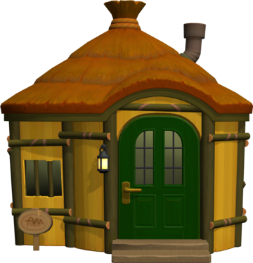 Animal Crossing: New Horizons Jitters House Exterior