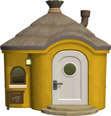 Animal Crossing: New Horizons Pascual Casa Vista Exterior