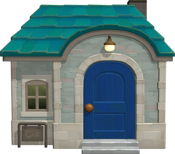 Animal Crossing: New Horizons Джули жилой дом внешний вид