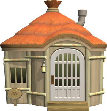 Animal Crossing: New Horizons Джун жилой дом внешний вид