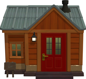 Animal Crossing: New Horizons Кэт жилой дом внешний вид