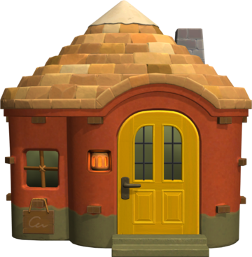 Animal Crossing: New Horizons Ketchup Casa Buitenaanzicht