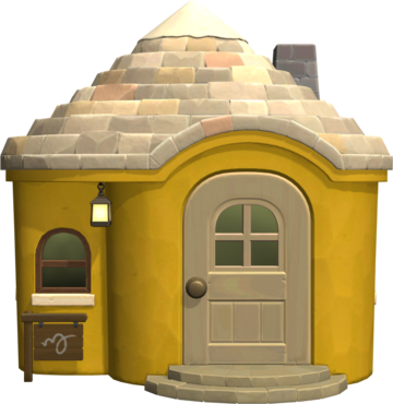 Animal Crossing: New Horizons Китт жилой дом внешний вид