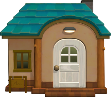 Animal Crossing: New Horizons Feline Haus Außenansicht