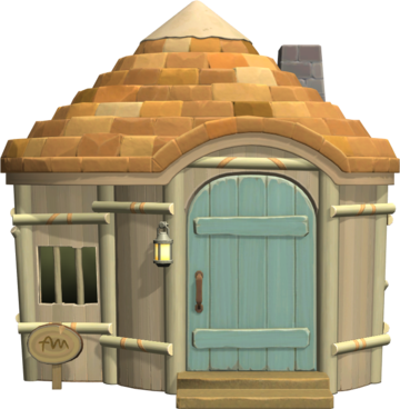Animal Crossing: New Horizons Лопес жилой дом внешний вид