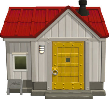Animal Crossing: New Horizons Луч жилой дом внешний вид