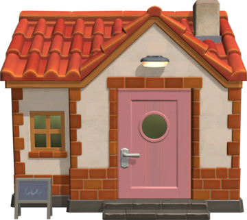 Animal Crossing: New Horizons Люси жилой дом внешний вид