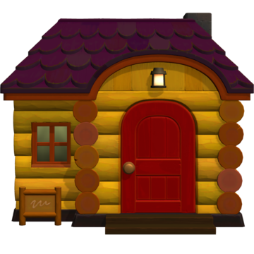 Animal Crossing: New Horizons Марти жилой дом внешний вид