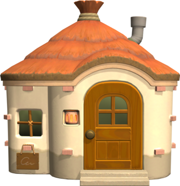 Animal Crossing: New Horizons Мельб жилой дом внешний вид