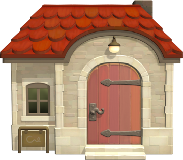 Animal Crossing: New Horizons Мидж жилой дом внешний вид
