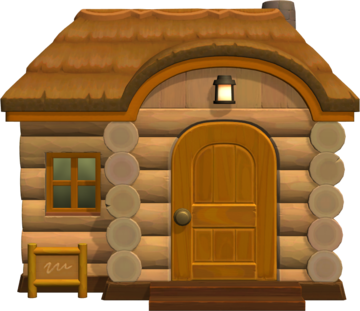 Animal Crossing: New Horizons Молли жилой дом внешний вид