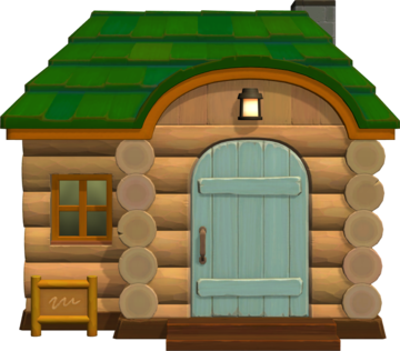 Animal Crossing: New Horizons Orsón Casa Vista Exterior
