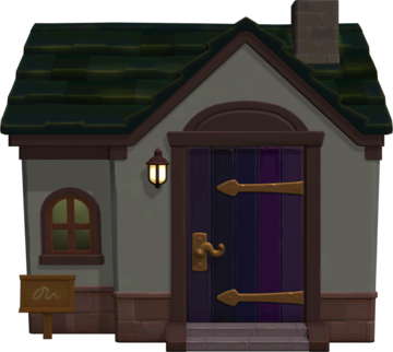 Animal Crossing: New Horizons Нань жилой дом внешний вид