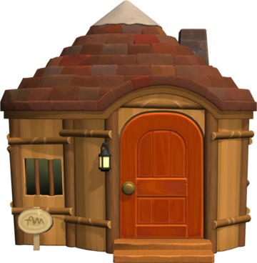 Animal Crossing: New Horizons Civet Maison Vue Extérieure