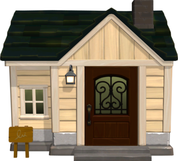 Animal Crossing: New Horizons Grisa Maison Vue Extérieure