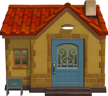 Animal Crossing: New Horizons Lizi Casa Vista Exterior