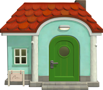 Animal Crossing: New Horizons Pietro Haus Außenansicht
