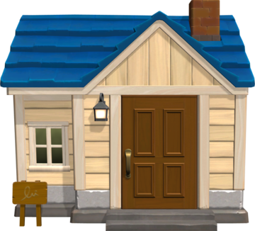 Animal Crossing: New Horizons Пиппи жилой дом внешний вид