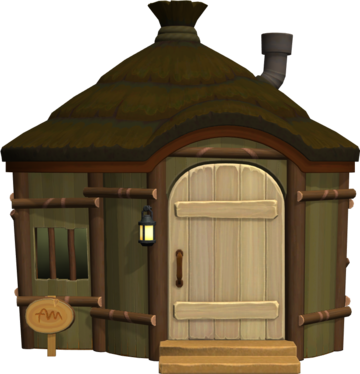 Animal Crossing: New Horizons Plucky Casa Buitenaanzicht