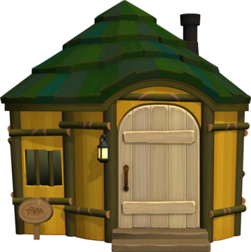 Animal Crossing: New Horizons Принс жилой дом внешний вид