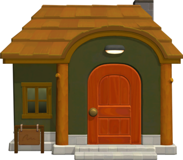 Animal Crossing: New Horizons Bollito Casa Vista Exterior