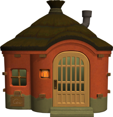 Animal Crossing: New Horizons Рашер жилой дом внешний вид
