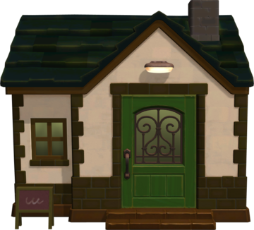 Animal Crossing: New Horizons Реймонд жилой дом внешний вид