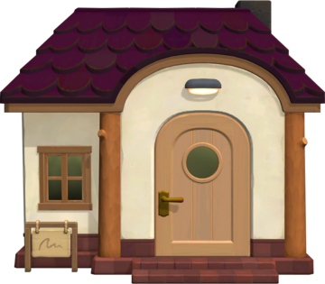 Animal Crossing: New Horizons Ронд жилой дом внешний вид