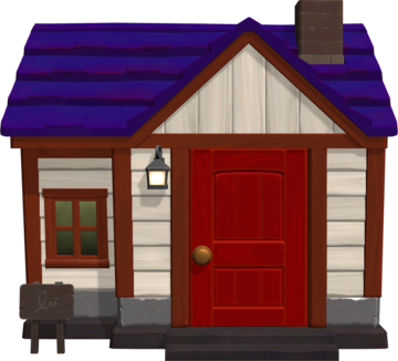 Animal Crossing: New Horizons Robin Casa Buitenaanzicht