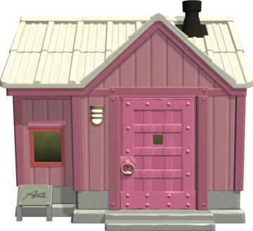 Animal Crossing: New Horizons Рокет жилой дом внешний вид