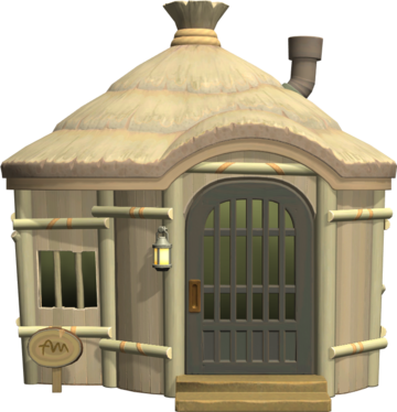 Animal Crossing: New Horizons Рольф жилой дом внешний вид