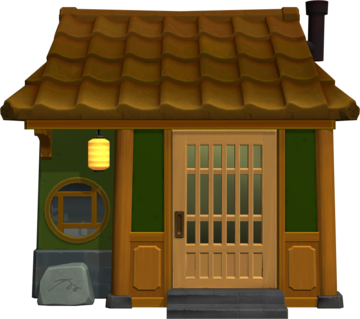 Animal Crossing: New Horizons Роуэн жилой дом внешний вид