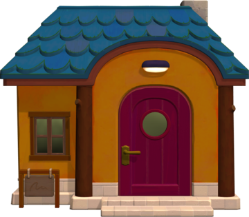 Animal Crossing: New Horizons Сэнди жилой дом внешний вид