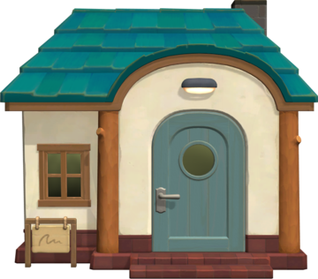 Animal Crossing: New Horizons Скут жилой дом внешний вид