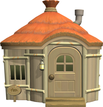 Animal Crossing: New Horizons Шари жилой дом внешний вид