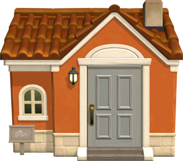 Animal Crossing: New Horizons Солей жилой дом внешний вид