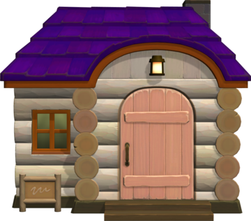 Animal Crossing: New Horizons Сидни жилой дом внешний вид