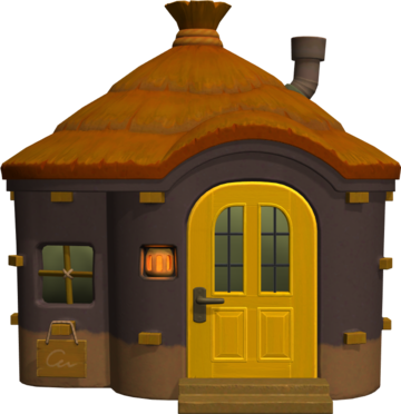 Animal Crossing: New Horizons Тэбби жилой дом внешний вид